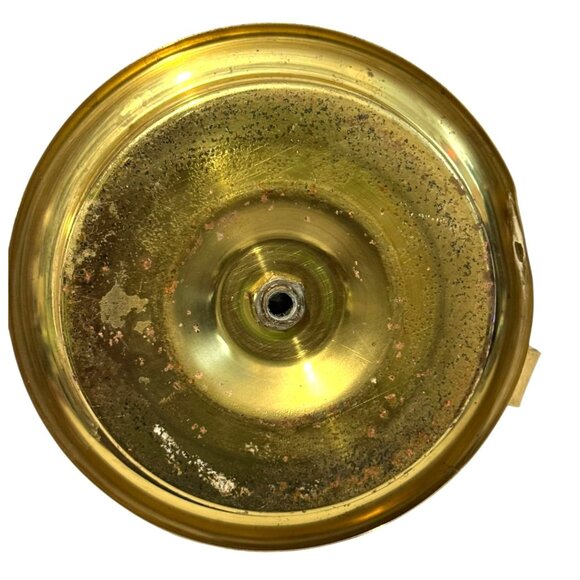 Brass Antique Weighted Chamber Stick Candle Holder - Picture 6 of 6